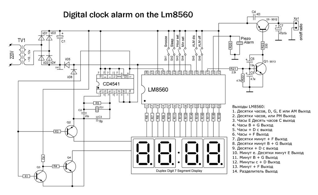 Микросхема LM8560 (LM8560L)